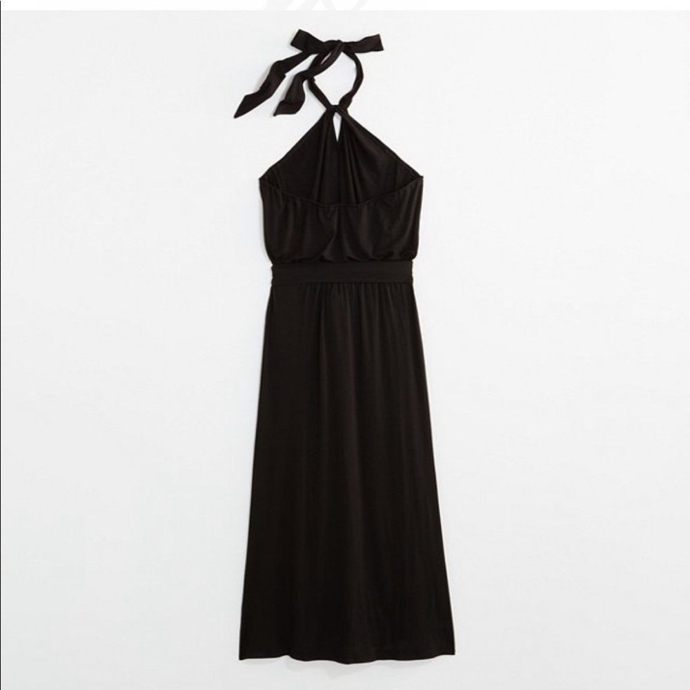Loft Beach Halter Maxi Dress Sz L